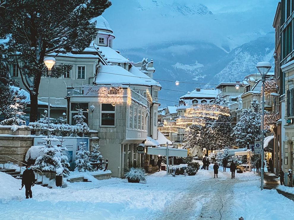Impressioni della neve a Merano Golserhof
